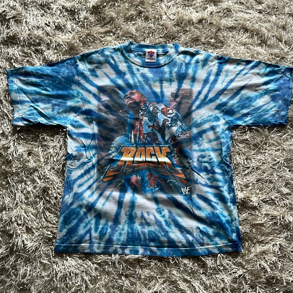 Vintage WWF The Rock tshirt